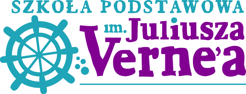 logo Niepublicznej Szkoły Podstawowej im. Juliusza Verne'a